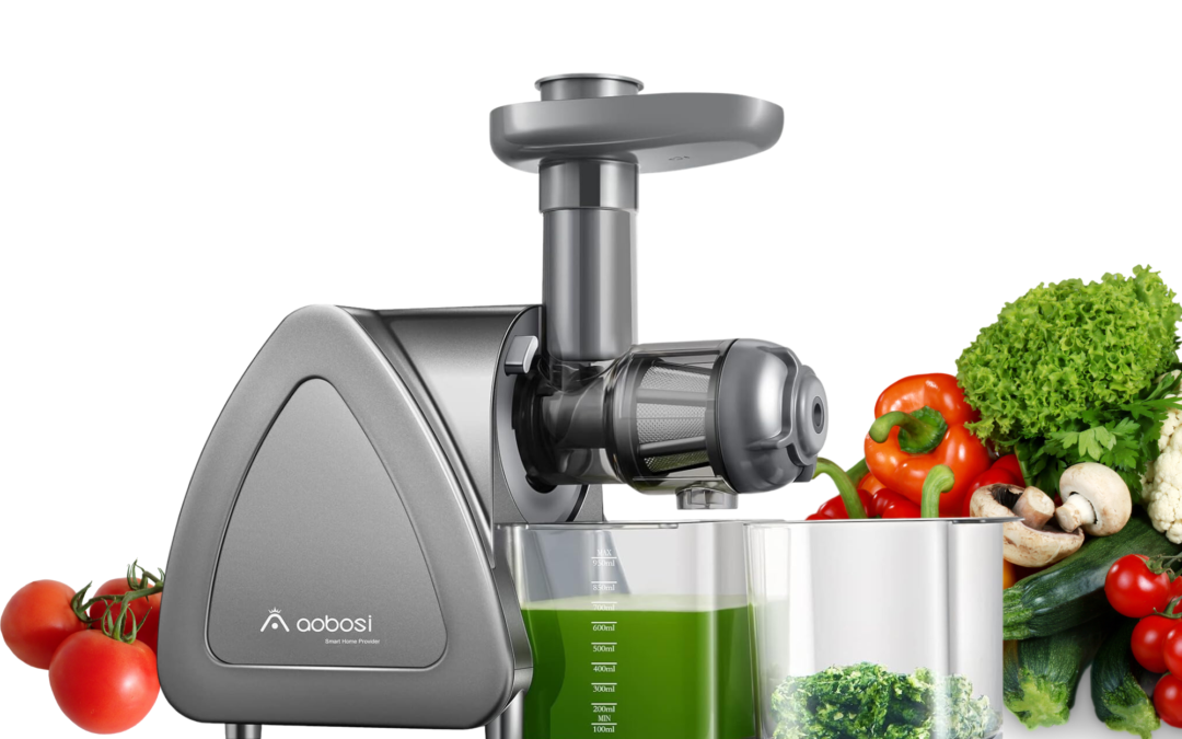 Unlock Nutrient-Rich Juices with the Aobosi Cold Press Slow Masticating Juicer – Maximize Freshness and Vitality in Every Sip